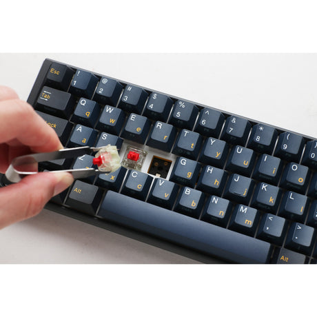 Tastiera da gioco meccanica Ducky One 3 Pro Mini RGB (nera, layout USA (qwerty), Cherry MX2A Speed Silver, 60%, LED RGB, PBT a doppio scatto, meccanica Quack, hot swap)