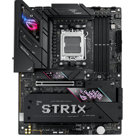 Scheda madre Asus ROG Strix B850-E Gaming WiFi Socket AM5 (Nero, RAID, 5GB-LAN, Wi-Fi 7, BT, Suono, ATX)