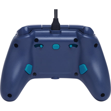 Controller Powera Advantage con cavo per xbox serie x|s - onda d'acqua (blu azzurro, xbox serie x|s, xbox one, PC)
