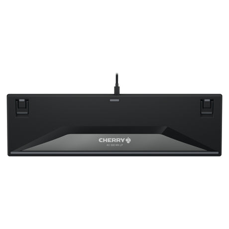 Tastiera meccanica Cherry KC 500 MX LP (nera, layout USA (QWERTY), MX low profile 2.0 avorio, 100%, LED bianchi, copritasti PBT)