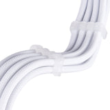 Silverstone sst-pp07e-pci8w-v2, cavo prolunga pcie 8pin (6+2) (bianco, 30 centimetri)