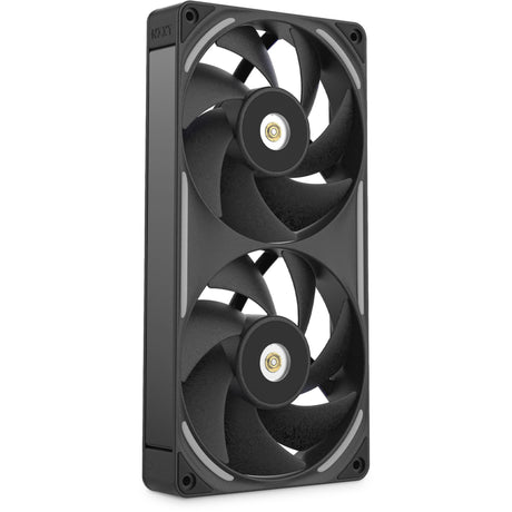Ventole per case RGB Nzxt f240x (nere, 2 pezzi, 240 x 120 x 30 mm, pwm)