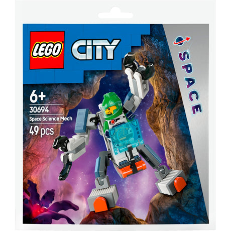 Lego city - giocattolo da costruzione mecha della scienza spaziale (30694)