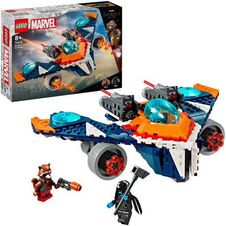 Lego Marvel - Razzi Warbird vs. Ronan giocattoli da costruzione (76278)