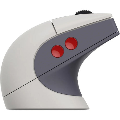 Mouse 8bitdo retro r8 - edizione n (grigio rosso, 50 - 26000 dpi, Bluetooth USB-C 2,4 GHz)