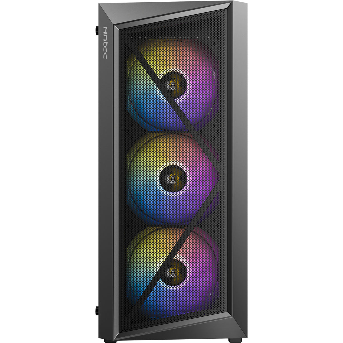Custodia midi tower Antec ax67 argb (nera | 3x usb-a | vetro temperato)