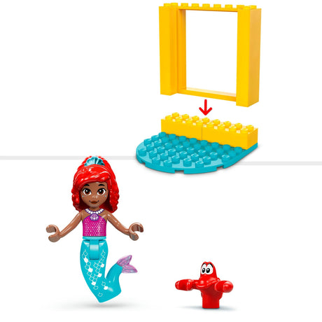 Lego Disney Princess - Giocattolo da costruzione del palco musicale di Ariel (43235)