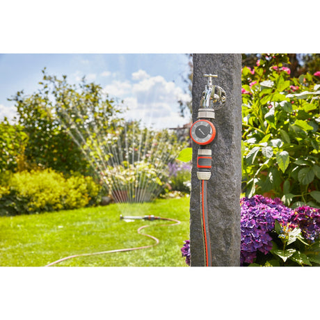Irrigatore con timer per l'acqua Gardena (grigio arancione, 1169-20)