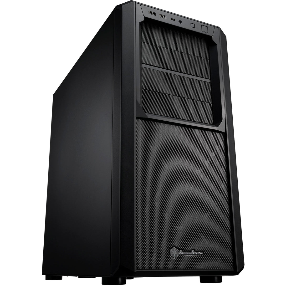 Custodia midi tower Silverstone sst-sed1-b (nera | 2x USB-A | 1x USB-C)