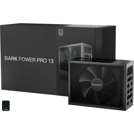 Silenzio! alimentatore modulare dark power pro 13 da 1300 watt (nero, 2x 12vhpwr, 6x pcie)