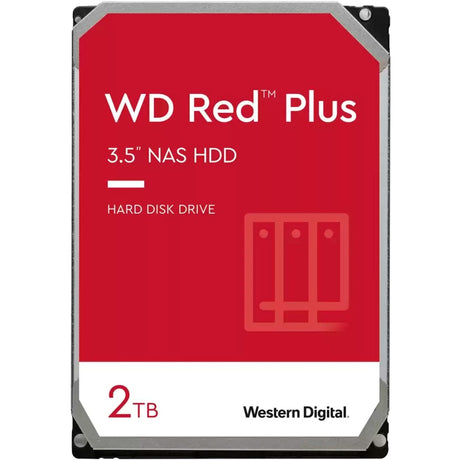 Disco rigido WD Red Plus da 2 TB (20efpx, SATA 600, 24 ore su 24, 7 giorni su 7, AF)