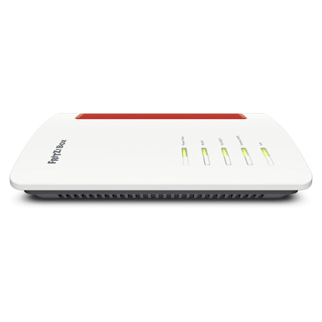 Fritz! router in fibra ottica internazionale box 5690 xgs edition (bianco rosso, mesh wi-fi, 10 gbit s)