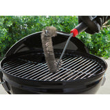 Spazzola per pulizia griglia Weber a tre lati (nero rosso, 30 cm)