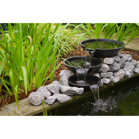 Ubbink - giochi d'acqua acqua arte nova scotia 2 (nero, con pompa 1600 l h)