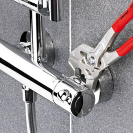 Knipex 86 03 250 pinza chiave - 250 mm - cromata - larghezza chiave fino a 52 mm 2 pollici - rivestita in plastica