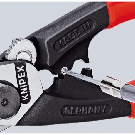 Knipex 95 61 190 tagliafilo in acciaio con asta in plastica 190mm