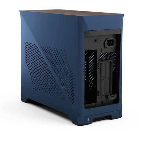 Custodia mini tower blu notte dal design frattale era 2 (blu scuro | 2x USB-A | 1x USB-C)