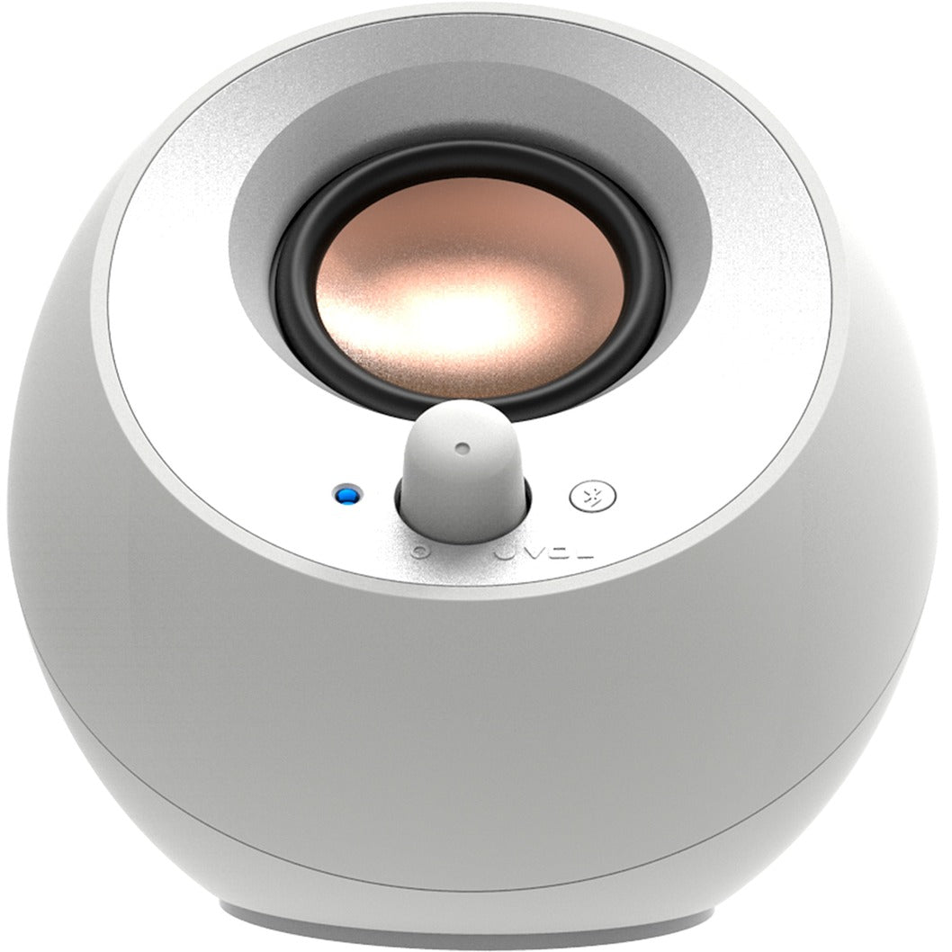 Altoparlante per PC Creative Pebble V3 (bianco, Bluetooth, USB-C, Aux)