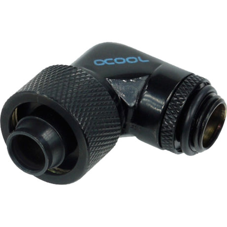 Alphacool 16 10 raccordo a compressione ruotabile di 90° attacco g1 4 (nero)