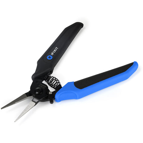 Pinza a becchi mezzotondi mandibolari Ifixit pinza per presa (nero blu)