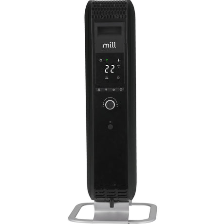 Mill gentle air wifi radiatore olio oil2000wifi3 nero (bianco nero, 2000w)