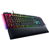 Razer blackwidow v4, tastiera da gioco (nera, layout us, gialla, led rgb, doubleshot abs)
