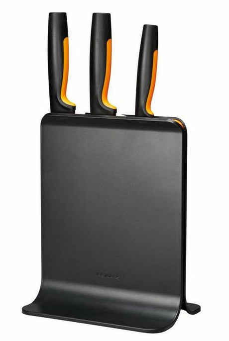 Fiskars Formale Forma Blocco di coltello in plastica con 3 coltelli