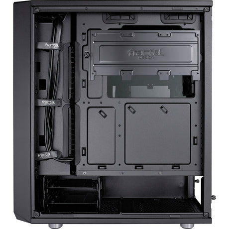 Custodia midi tower meshify c dal design frattale (nero | 2x USB-A | vetro temperato)