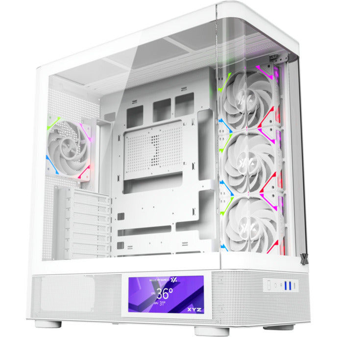 Xyz PC Gear quantum pro midi tower case (bianco | finestra)