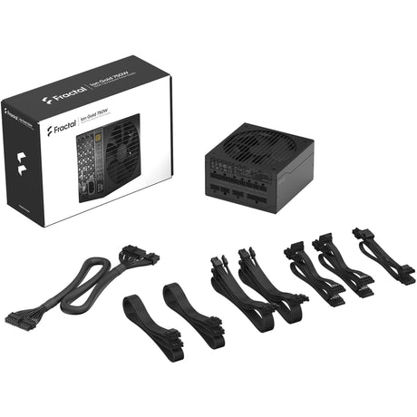 Alimentatore modulare da 750 watt Fractal design ion gold 3 (nero, 1x 12v-2x6, 3x pcie)