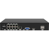 Foscam fn9108he, videoregistratore di rete poe 8 canali 5mp (nero, poe, senza hdd)