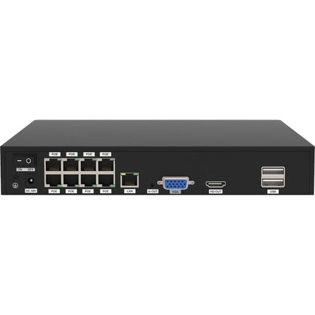 Foscam fn9108he, videoregistratore di rete poe 8 canali 5mp (nero, poe, senza hdd)
