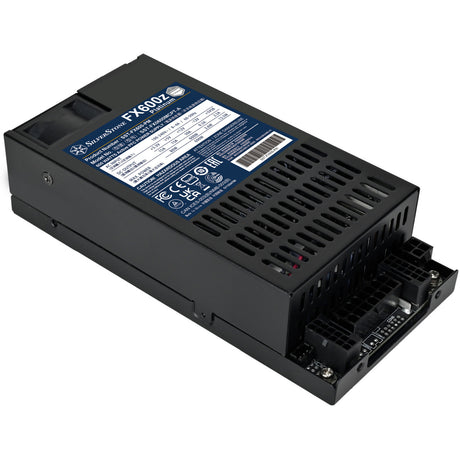 Alimentatore modulare Silverstone fx600z platino da 600 watt (nero, 1x 12v-2x6, 2x pcie)
