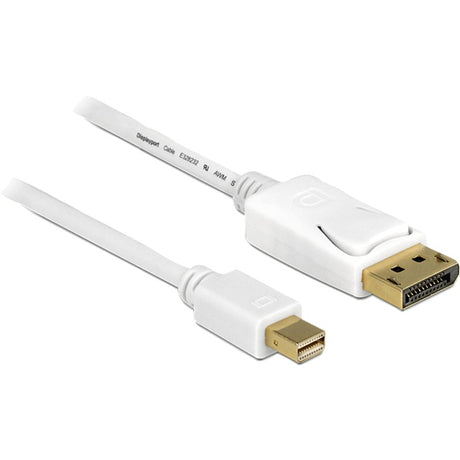 Delock mini displayport > adattatore displayport (bianco, 3 metri)