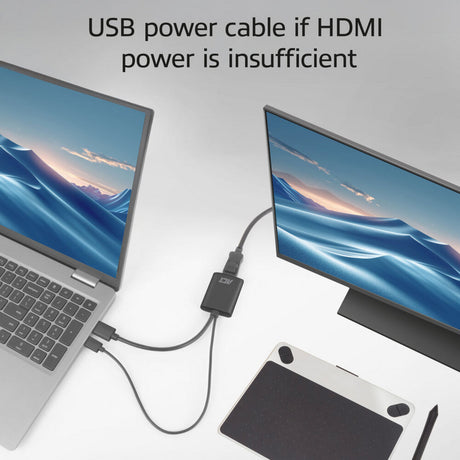 Act connettività adattatore da hdmi a displayport, 4k@60hz (nero)