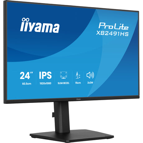 Monitor Iiyama prolite xb2491hs-b1 23,8 (nero, 120 hz, hdmi, displayport, audio)