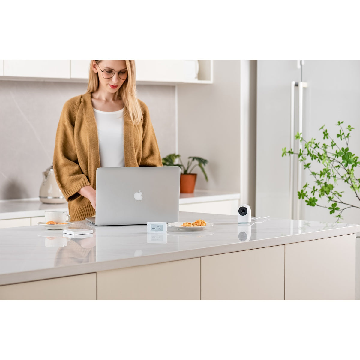 Hub per fotocamera Aqara g2h pro 1080p telecamera di sicurezza intelligente per interni - hub zigbee con Apple Home