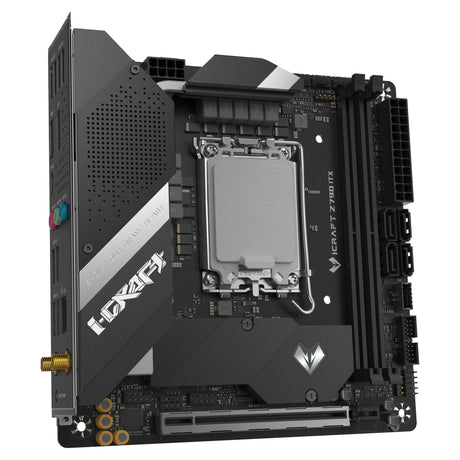 Scheda madre Maxsun MS-Icraft Z790 ITX WiFi Socket 1700 (nera, RAID, 2,5 GB-LAN, WLAN, BT, audio, Mini-ITX)