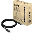 Cavo bidirezionale Club 3D USB4-C Gen2x2 (nero, 2 metri)