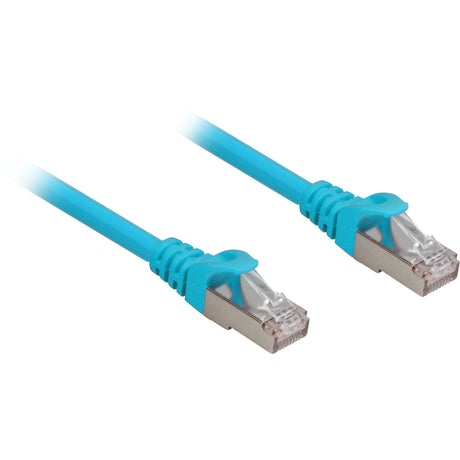 Cavo di rete Sharkoon SFTP, RJ-45 con Cat.6a (blu, 0,5 metri, senza alogeni)