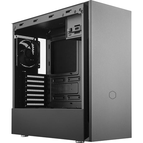 Cooler master mcs-s600-kn5n-s00 silencio s600 senza tg, atx, midi tower, 5x 2.5 , 2x 120mm, nero