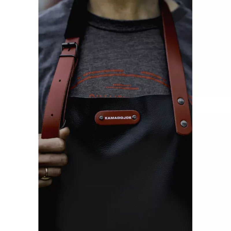 Grembiule in pelle Kamado Joe (marrone, taglia unica)