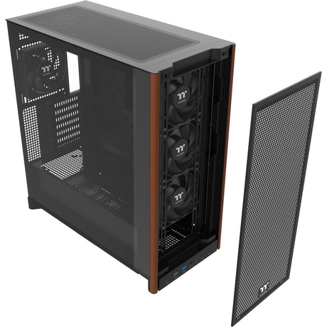 Custodia Thermaltake S370 WS MIDI Tower (nera | 2x USB-A | 1x USB-C | vetro temperato)