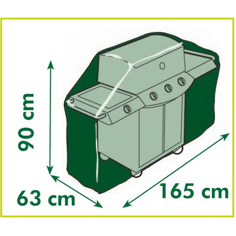 Copertura protettiva naturale per copertura barbecue a gas (grigio)