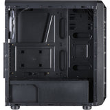 Custodia midi tower Inter-tech c-3 saphir (nera | 3x USB-A | finestra)