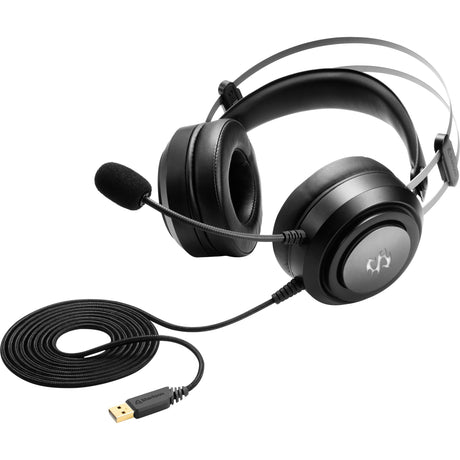 Cuffie da gioco over-ear Sharkoon skiller sgh30 (nero, PC, Playstation 4, Playstation 5, LED RGB)