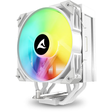 Dissipatore CPU Sharkoon a50 rgb (bianco, connettore ventola pwm a 4 pin)