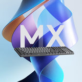 Tastiera meccanica Logitech MX (nera, layout internazionale USA (QWERTY), 100%, Bluetooth)