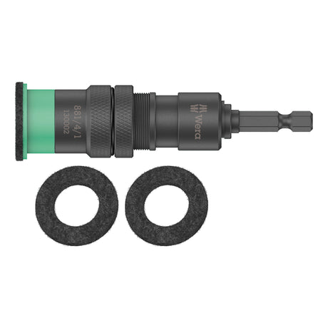 Wera 881 4 1 distanziale sb con regolazione variabile della profondità della vite, 1 punta 4 x 95 mm (nero verde)