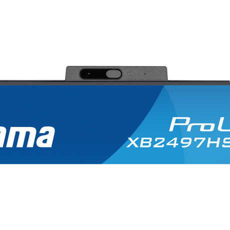 Monitor Iiyama prolite xb2497hsnh-b1 23,8 (nero, hdmi, displayport, lan, audio, usb-c, webcam)